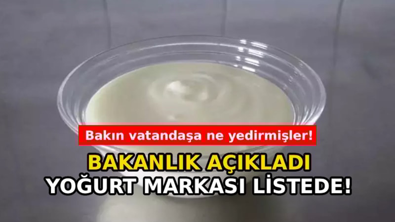 Bakanlık yeni ifşa listesini açıkladı: Yoğurdun içinden bakın ne çıktı