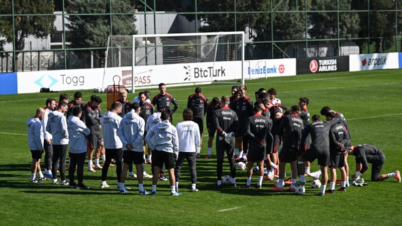 A Milli Futbol Takımı, Bulgaristan maçı hazırlıklarını tamamladı