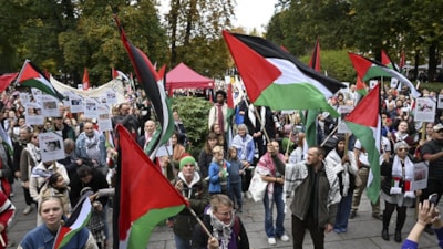 Norveç'te binlerce kişi İsrail'i protesto etti