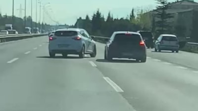 Kocaeli'de bebekli aracı sıkıştırıp kaza yaptıran magandanın ehliyetine süresiz el konuldu