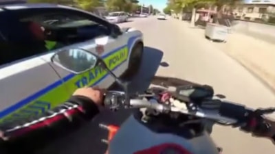 Gaziantep'te kural tanımayan motosikletli polislerin 3 saat süren kovalamacası sonucu yakalandı