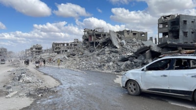 İsrail’in Gazze Şehri’nden çekilmesiyle şehirdeki yıkım gözler önüne serildi