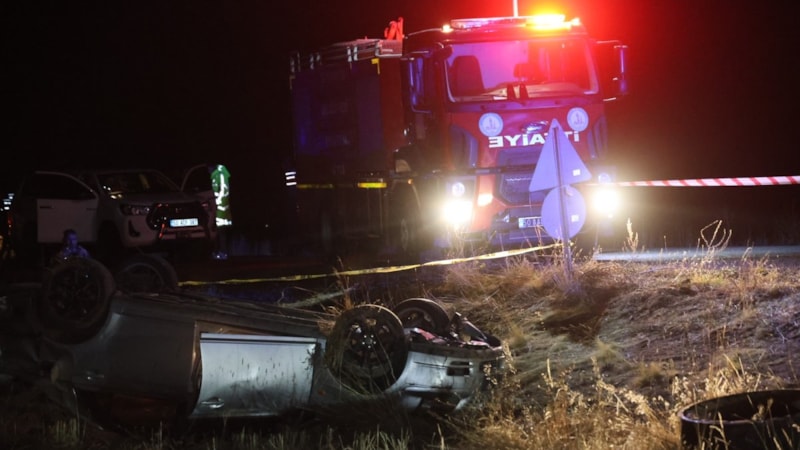 Nevşehir’de otomobilin tarlaya uçtuğu kazada 2 kişi öldü