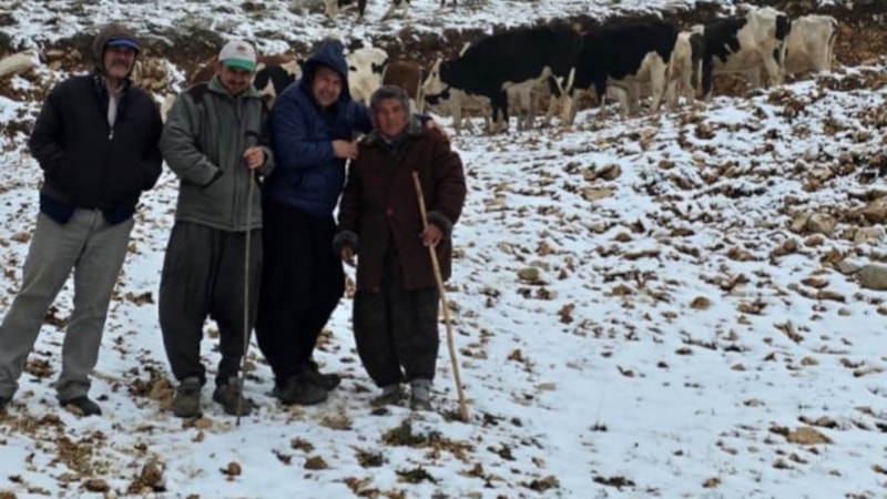 Adana'da yaylada mahsur kalan kadın kurtarıldı
