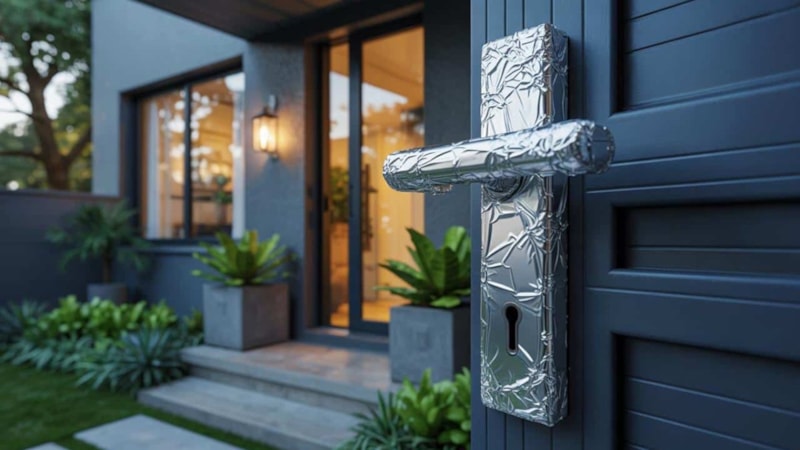 Çoğu kişi kapı koluna alüminyum folyo sarıyor: İşte sebebi