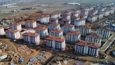 Deprem bölgesinde Afet Yeniden İmar Fonu faaliyete geçti