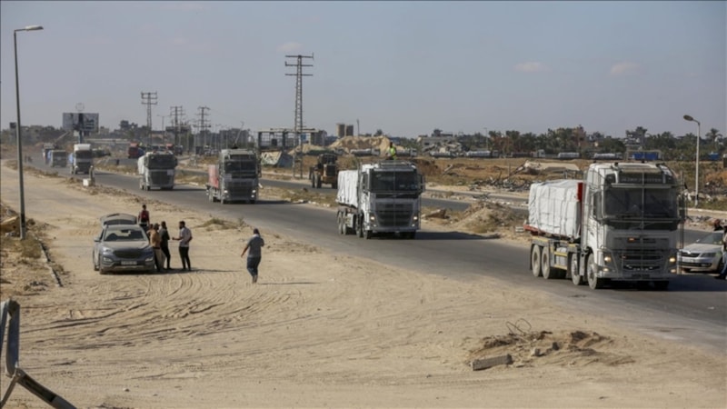 Gazze'ye ateşkesten bu yana sadece 173 yardım tırı girdi