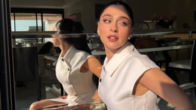 Cemre Baysel'in mini şortlu kombini! Sosyal medyada gündem oldu