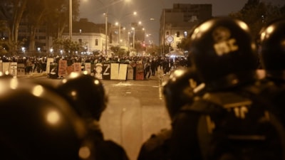 Peru genelinde hükümet karşıtı protesto düzenlendi