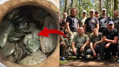 Arkadaşlarıyla tesadüfen buldu: 1800 yıllık bir servet çıktı