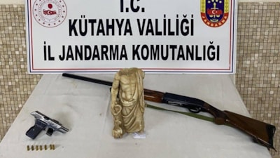 Kütahya’da tarihi eser operasyonu düzenlendi