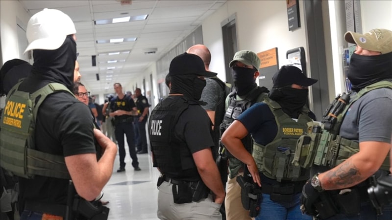 ABD'de ICE yetkililerince en az 170 vatandaş gözaltına alındı