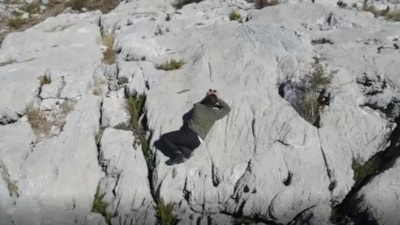 Isparta'da kaçak avcılık yapan şahıs drone ile yakalandı