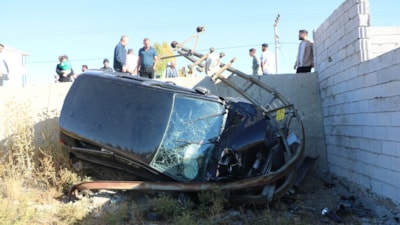Hakkari'de düğün yolunda kaza meydana geldi