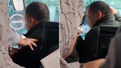 Bursa'da bir adam otobüs şoförünü kızına bağırdığı iddiasıyla yumrukladı