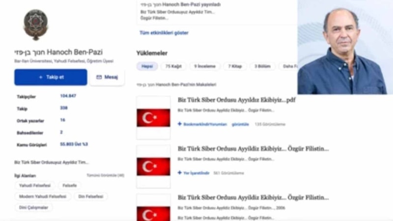 Türk hacker grubu, İsrailli profösörün hesabını hackledi