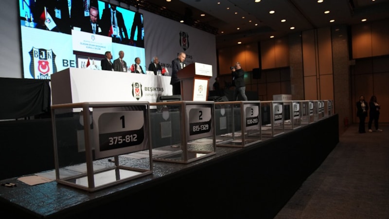 Beşiktaş'ta olağan divan kurulu başkanlık seçimi başladı