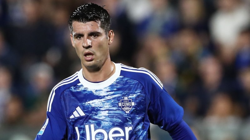 Alvaro Morata, Como'da siftah yapamadı