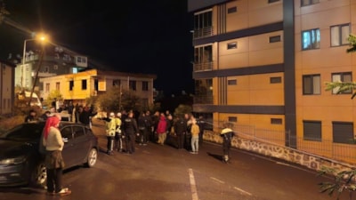 Ordu'da çatlaklar ve zemininde kayma olan 2 bina tahliye edildi