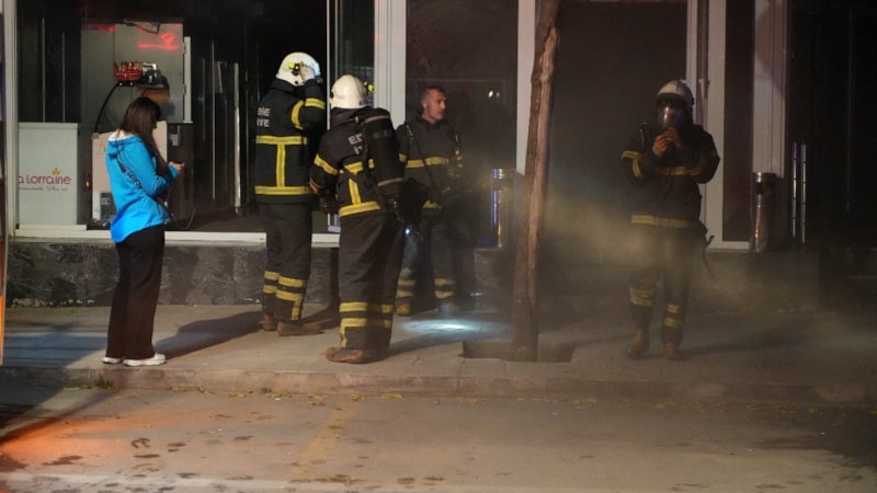 Edirne’de pastanede yangın paniği