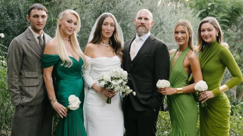 Gigi ve Bella Hadid kardeşler, ablalarını evlendirdi! Düğünden kareler var