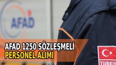 AFAD 1250 sözleşmeli personel alımı: Başvuru ne zaman, şartları neler?