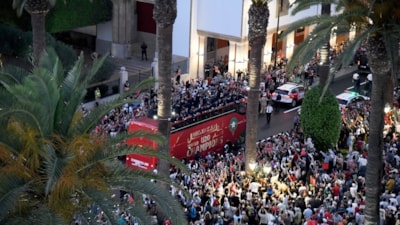 Fas genç takımı coşkuyla karşılandı