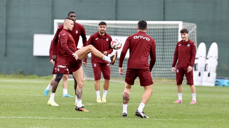 Trabzonspor, Eyüpspor maçı hazırlıklarını sürdürdü