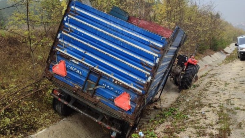 Kastamonu'da traktörden düşen sürücü öldü