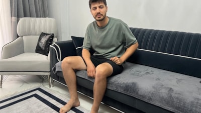 Mersin'de köpek dehşeti: Moto kurye o anları anlattı