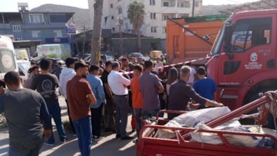 Hatay'da yolun karşısına geçerken kamyon altında kalan yaşlı adam hayatını kaybetti