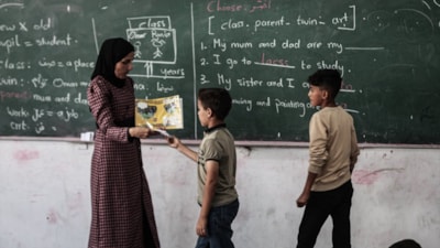 Gazze’de BM okullarında eğitim yeniden başladı