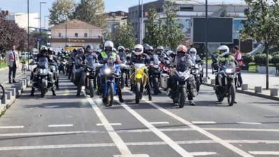 Düzce’de motosiklet tutkunlarından 102 motor ile 'Cumhuriyet Turu'