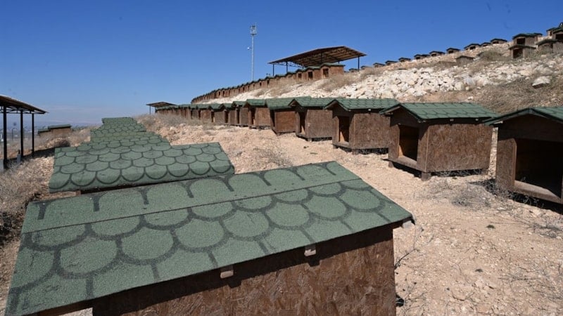 Batman'da 170 dönümlük hayvan bakım evi tepki çekti