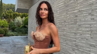 Yasemin Ergene'nin Cadılar Bayramı hazırlığı! Mezarlık eklerine yorum yağdı