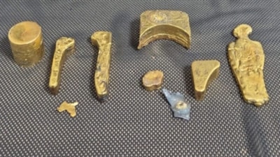 Kırşehir’de takside 21,5 kilo kaçak altın ele geçirildi