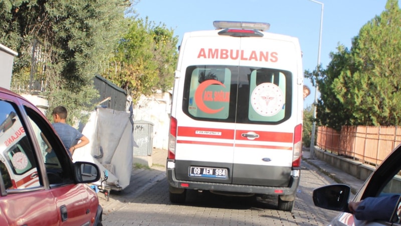 Aydın'da balkonda düştüğü sanıldı: Fenalaştığı ortaya çıktı
