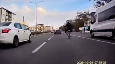 Bilecik'te trafik güvenliğini tehlikeye düşürdü: Motosiklet sürücüsüne 54 bin TL ceza