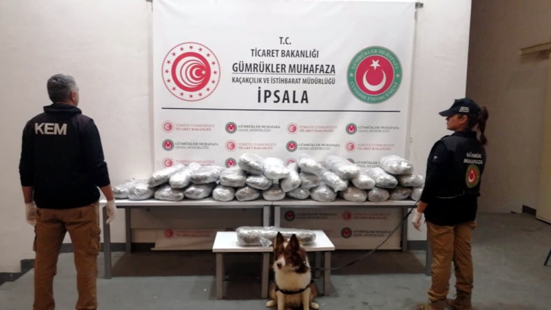 Edirne'de uyuşturucu ticaretine büyük darbe