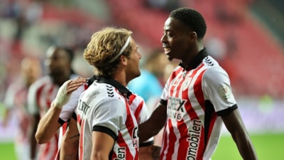 Samsunspor'u ligde Holse'nin Avrupa'da Musaba'nın golleri taşıyor