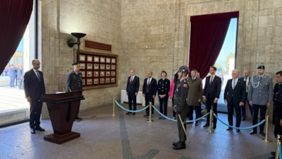 Almanya Başbakanı Merz, Anıtkabir'i ziyaret etti