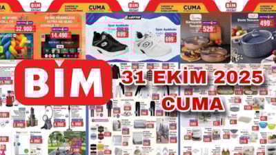 BİM'de 31 Ekim Cuma 2025: İşte aktüel ürünler afişleri! TV, süpürge, ayakkabı, pijama, züccaciye...