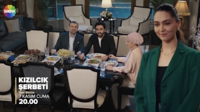 Kızılcık Şerbeti 112. bölüm 1. fragman: Yemekte bomba patlıyor! Firaz ve Nursema…