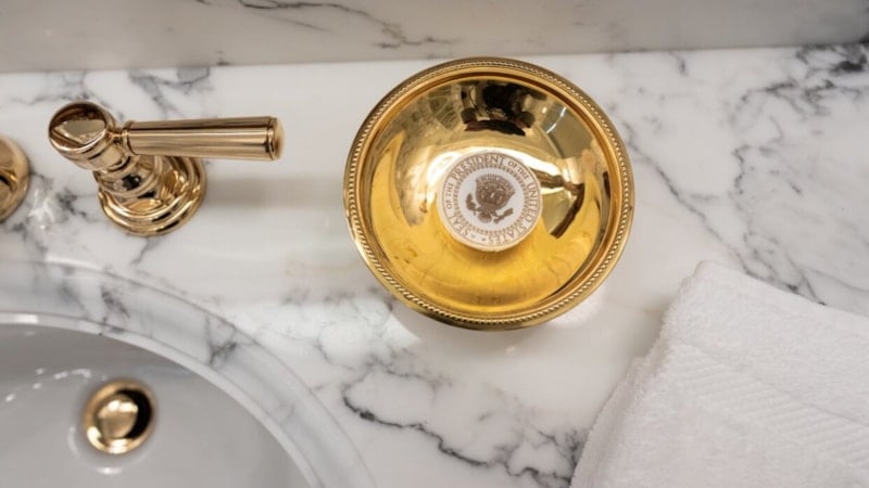 Trump'ın Beyaz Saray’daki Lincoln Banyosu'nu yenilemesi, ABD'yi karıştırdı