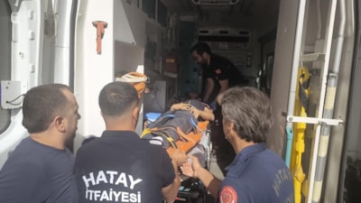 Hatay'da asansör bakımı için giden şahıs yaralandı