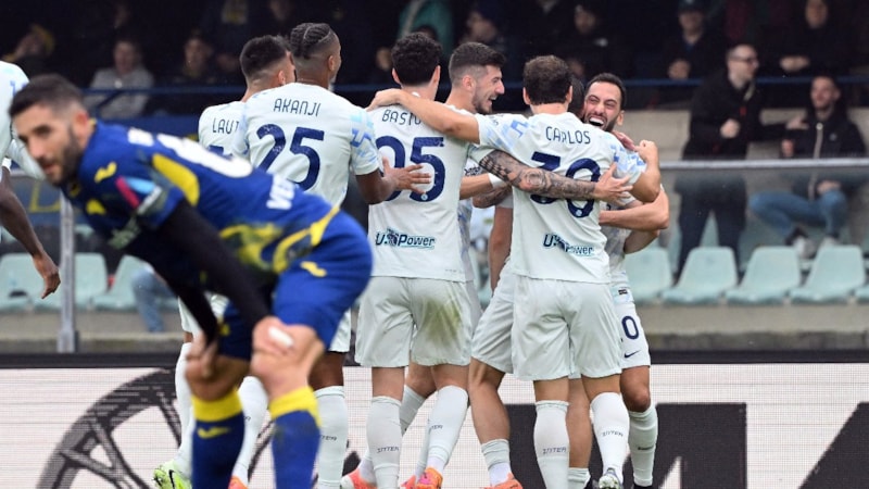 Hakan Çalhanoğlu, damga vurdu! Inter, Hellas Verona'yı son dakikada yıktı