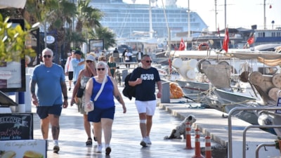 Bodrum'a kruvaziyer turizmi doludizgin devam ediyor