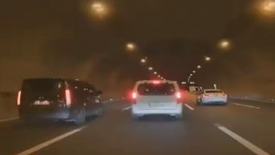 İstanbul Çekmeköy'de makas atan sürücü yakalandı