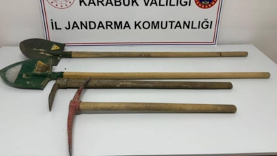 Karabük'te izinsiz kazı yapan 3 kişi suçüstü yakalandı