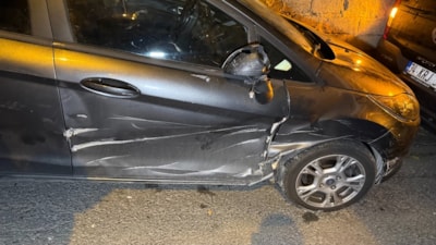 İstanbul'da sokağa dalan vinç dehşet saçtı